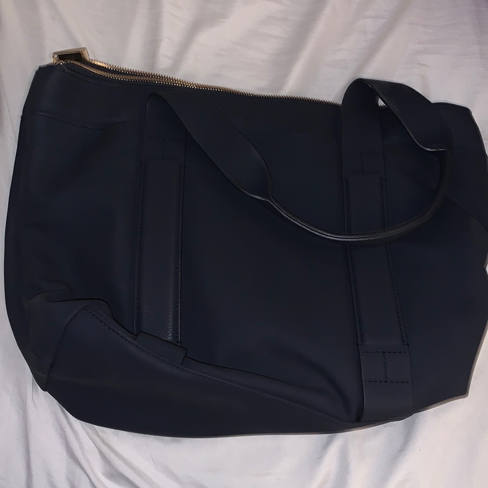 Black/Navy Blue Tote bag